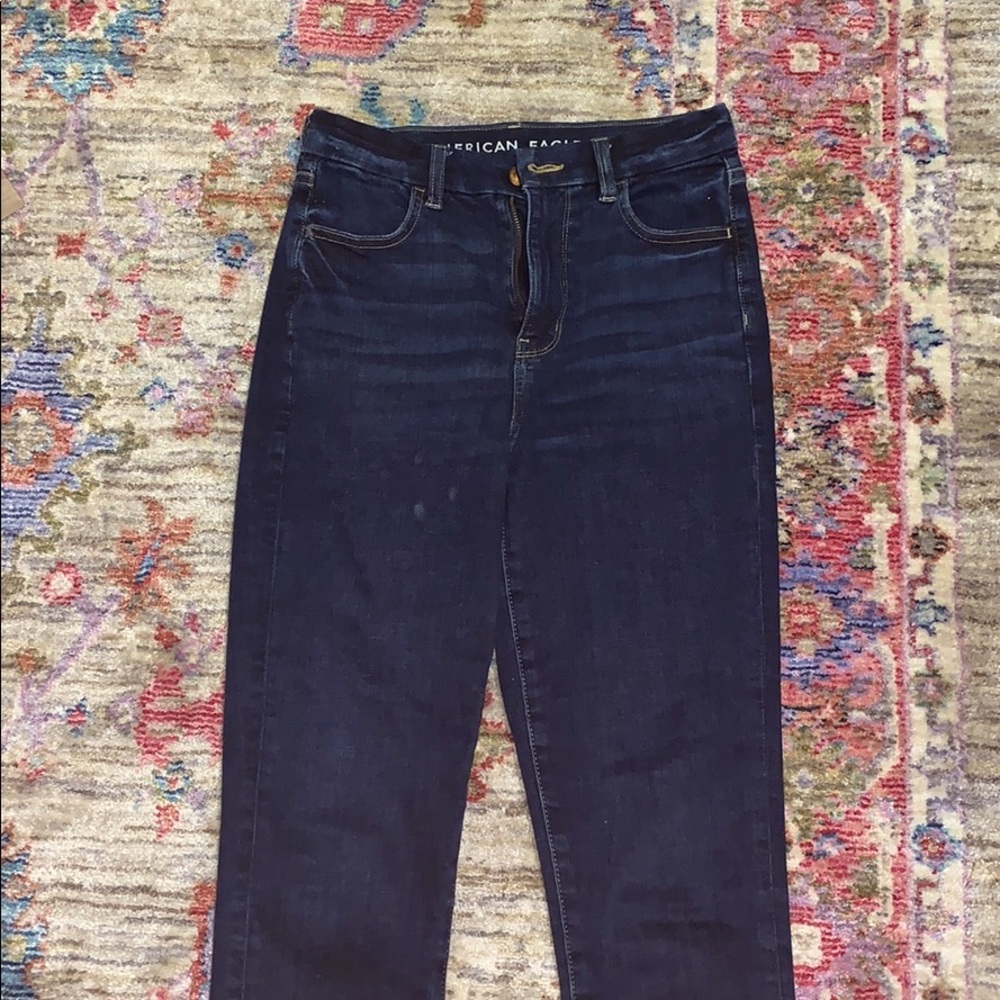 American Eagle dark wash skinny jeans